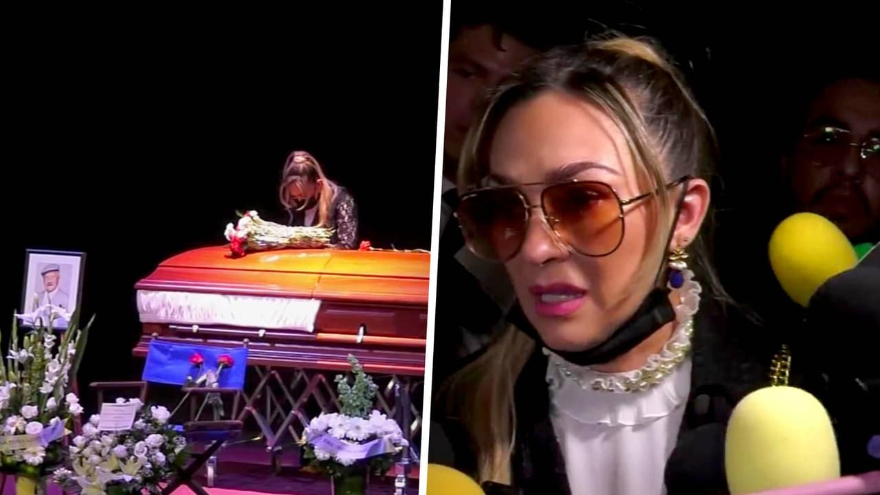 "Es muy doloroso": Aracely Arámbula rompe en llanto al darle el último adiós a Ignacio López Tarso
