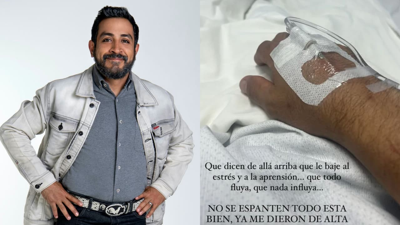Luis Fernando Peña compartió una fotografía desde el hospital.