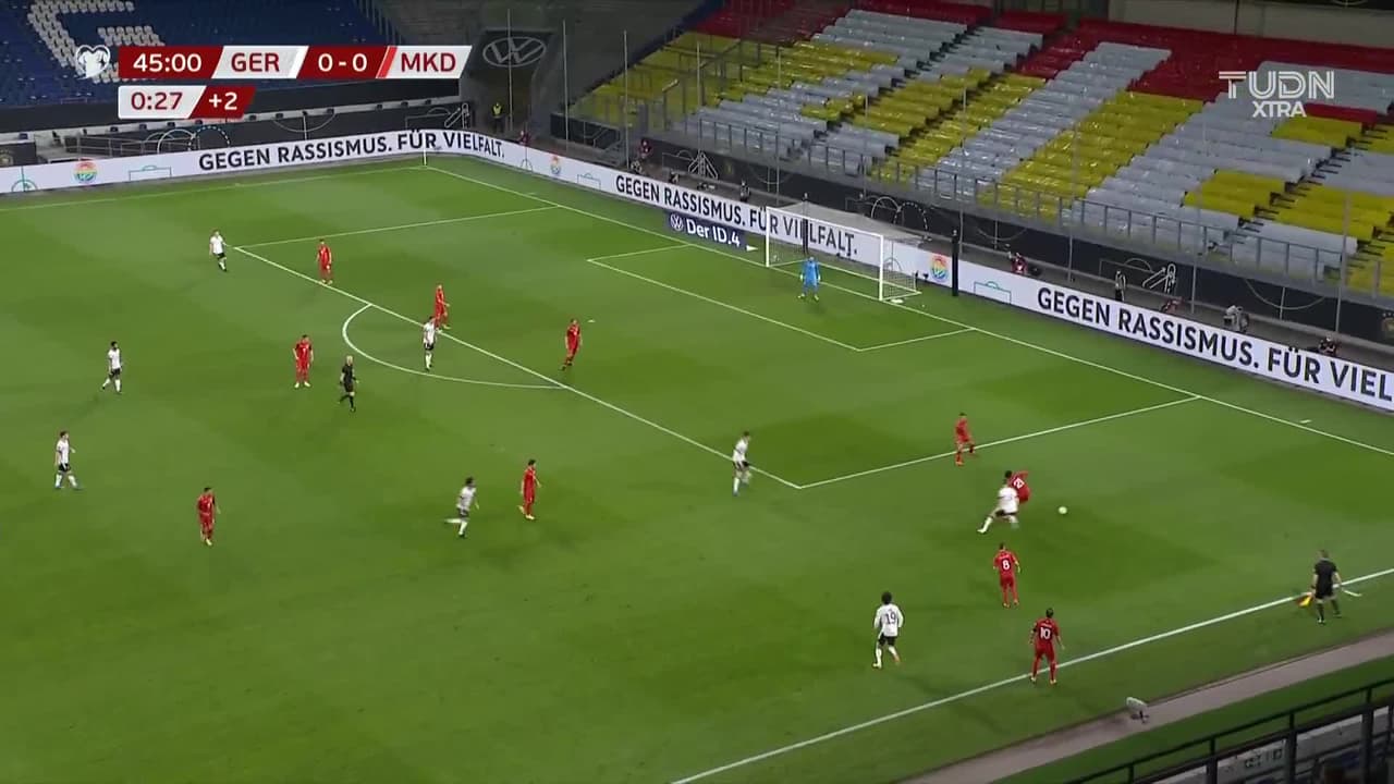 ¡Gol del eterno Pandev! Macedonia del Norte está sorprendiendo a Alemania
