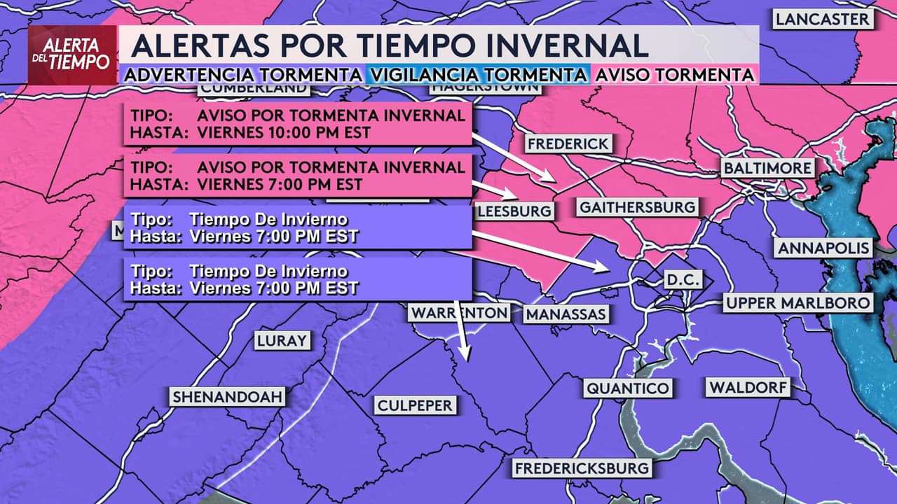 Emiten aviso de tormenta invernal para condados de nuestra área: puntos esperan hasta 6 pulgadas de nieve