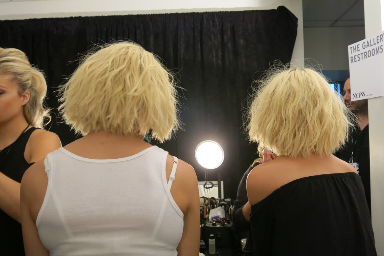 El pelo estuvo a cargo de Jill Letic.