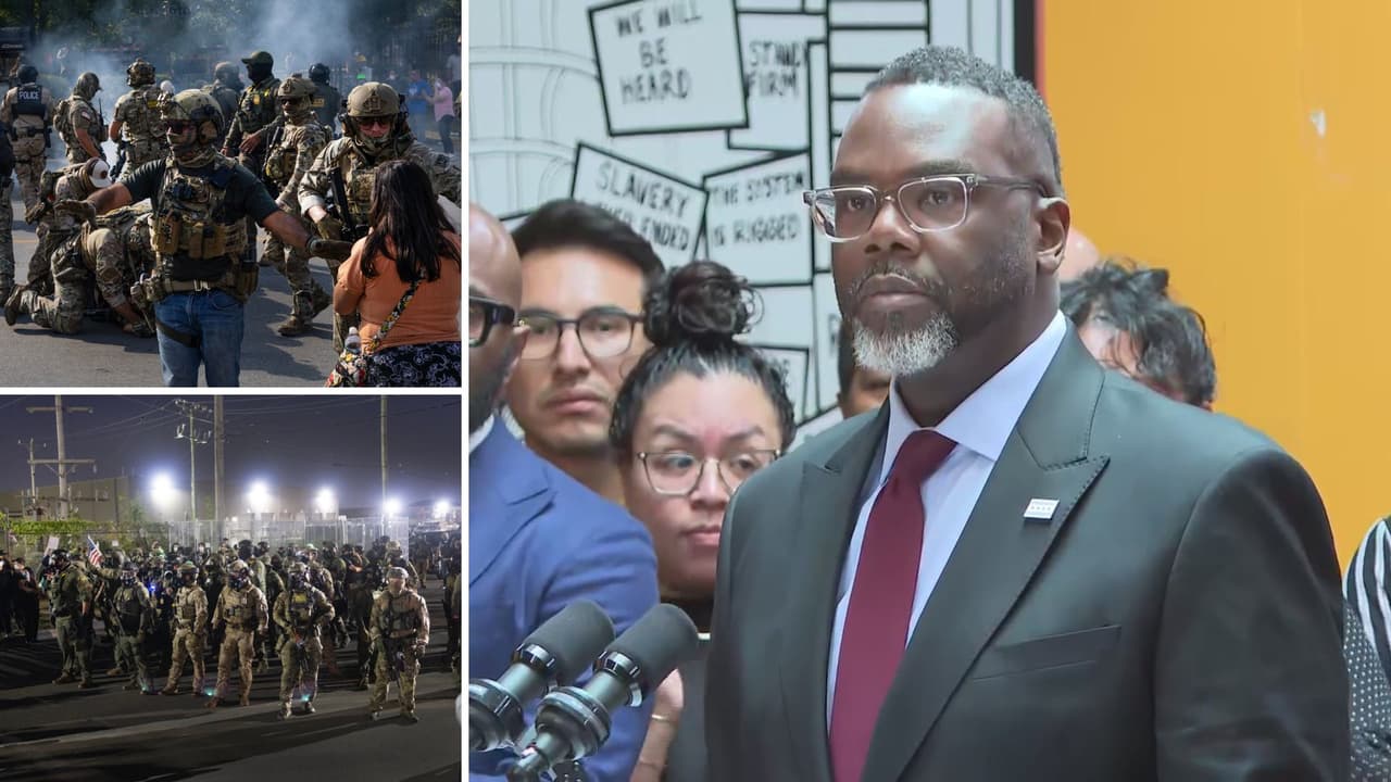 Alcalde Brandon Johnson, firma una orden ejecutiva para proteger las propiedades locales de operativos federales en Chicago