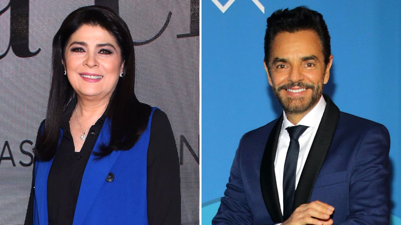 La curiosa reacción de Victoria Ruffo a su foto con Eugenio Derbez, ¿fue sarcasmo?