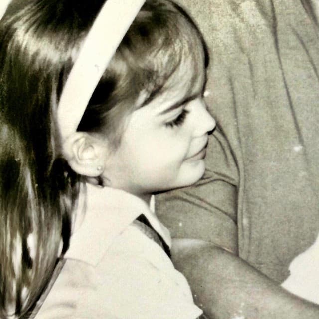 Esta imagen fue tomada cuando tenía cinco añitos. Siempre ha tenido un hermoso perfil.