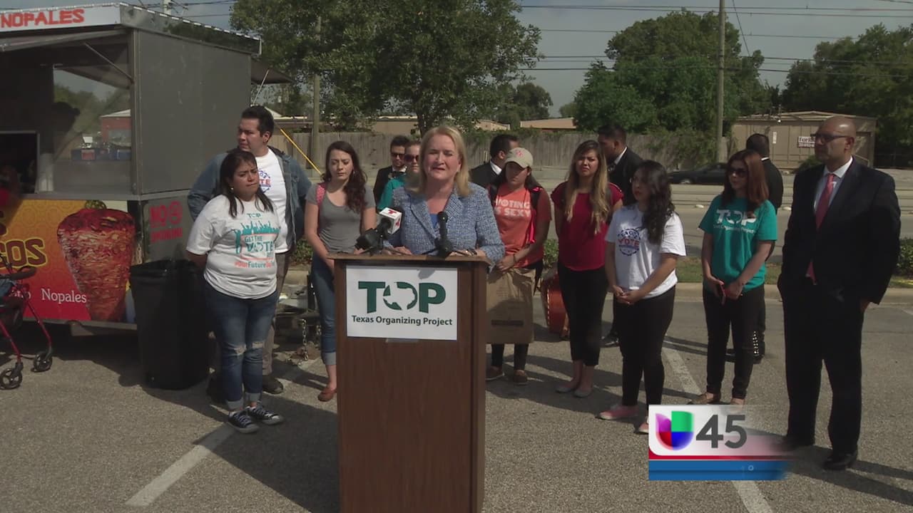 Buscan promover las votaciones tempranas con tacos