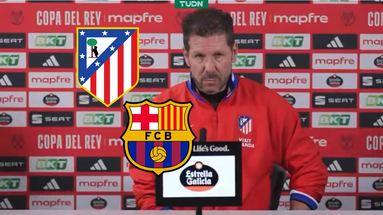 Incómoda pregunta a Simeone previo al Barcelona vs. Atlético de Madrid