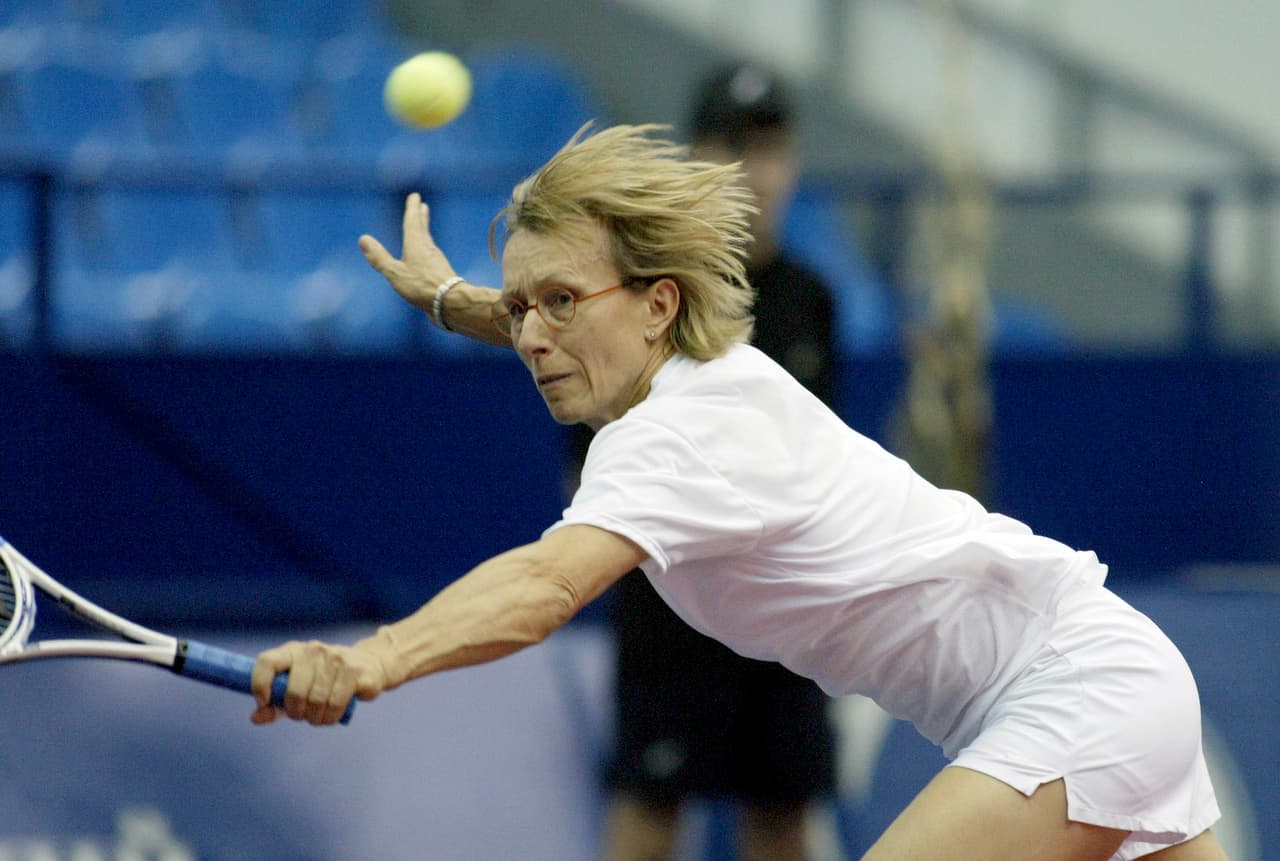 La tenista Martina Navratilova tiene una capacidad de expansión pulmonar superior al promedio.