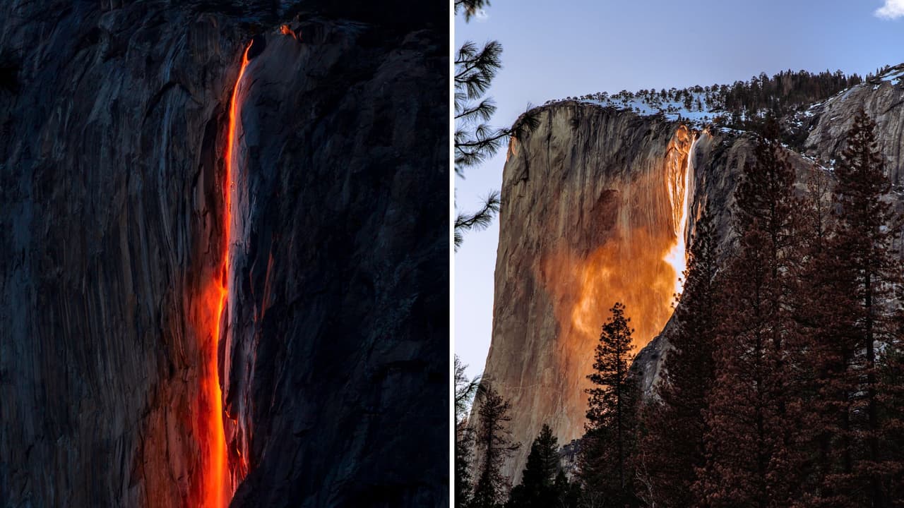 ¿Qué es la cascada de fuego de Yosemite? Esto es lo que debes saber de este fenómeno