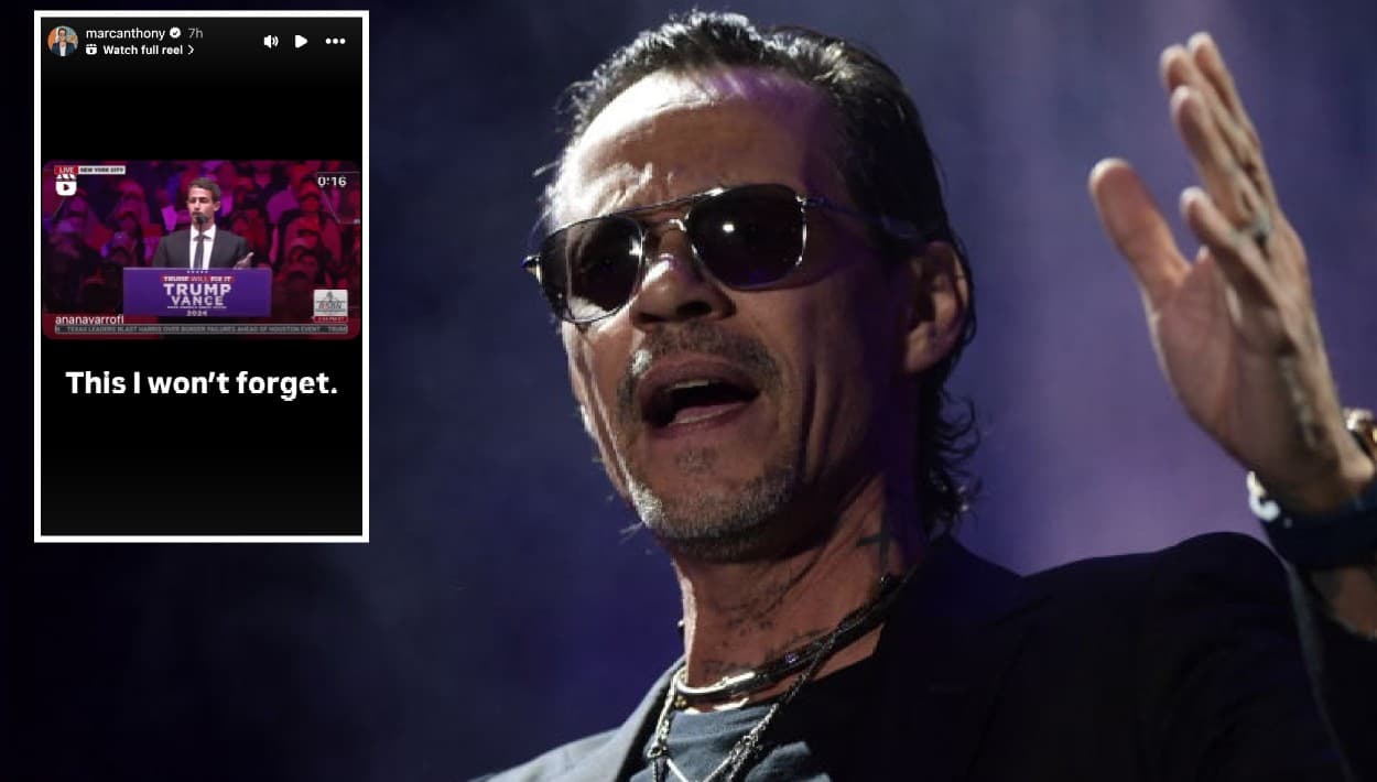 <b>Marc Anthony</b>, quien 
<b><a href="https://www.univision.com/local/puerto-rico-wlii/politica-puerto-rico/elecciones-en-estados-unidos-2024/marc-anthony-respalda-a-kamala-harris-y-recuerda-el-desprecio-de-trump-hacia-puerto-rico" target="_blank">previamente había apoyado a la demócrata Kamala Harris</a></b> para la presidencia de Estados Unidos, aseguró que no olvidará el insultante chiste sobre Puerto Rico, en el mitin republicano.