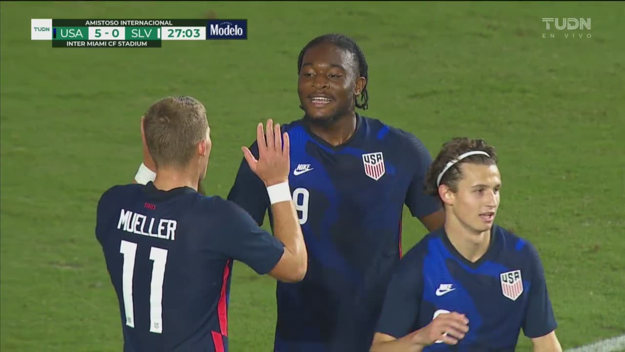 ¡‘Manita’ del Team USA! Akinola aprovecha el error defensivo para el 5-0