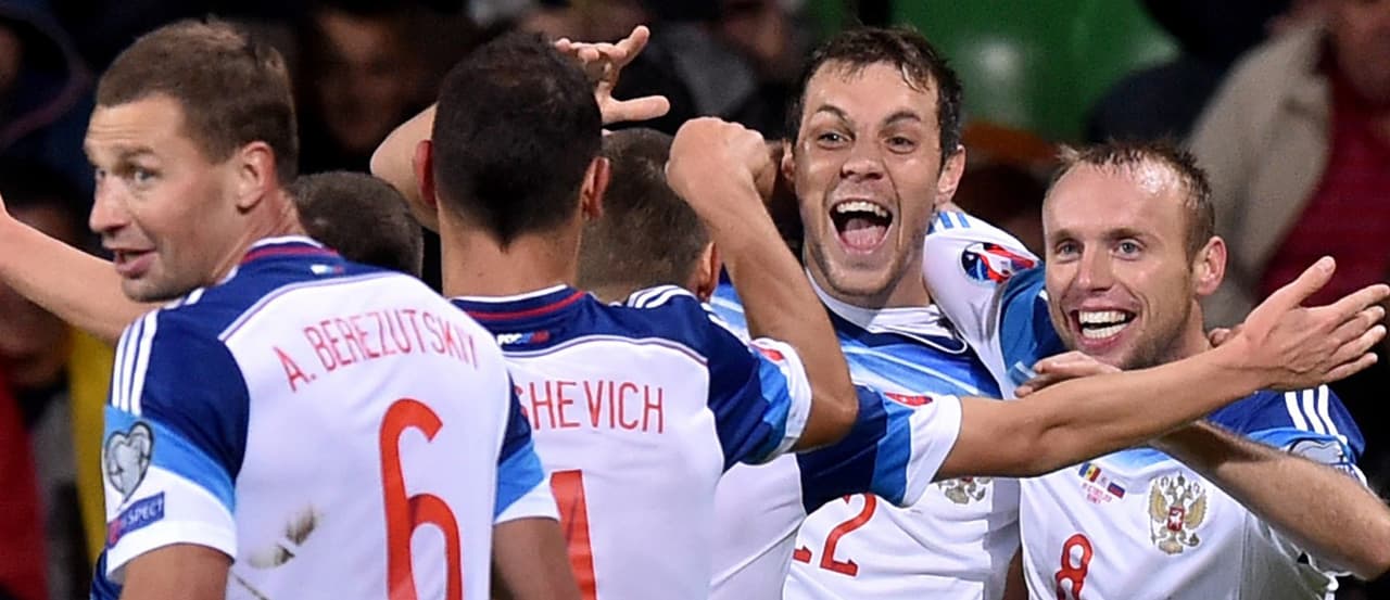 Rusia ganó a Moldavia y pone un pie en la Eurocopa