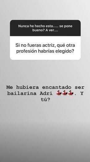 En las publicaciones de la protagonista de la película 'Rumbos pararelos', se lee que si no hubiera sido actriz, le habría gustado ser bailarina.