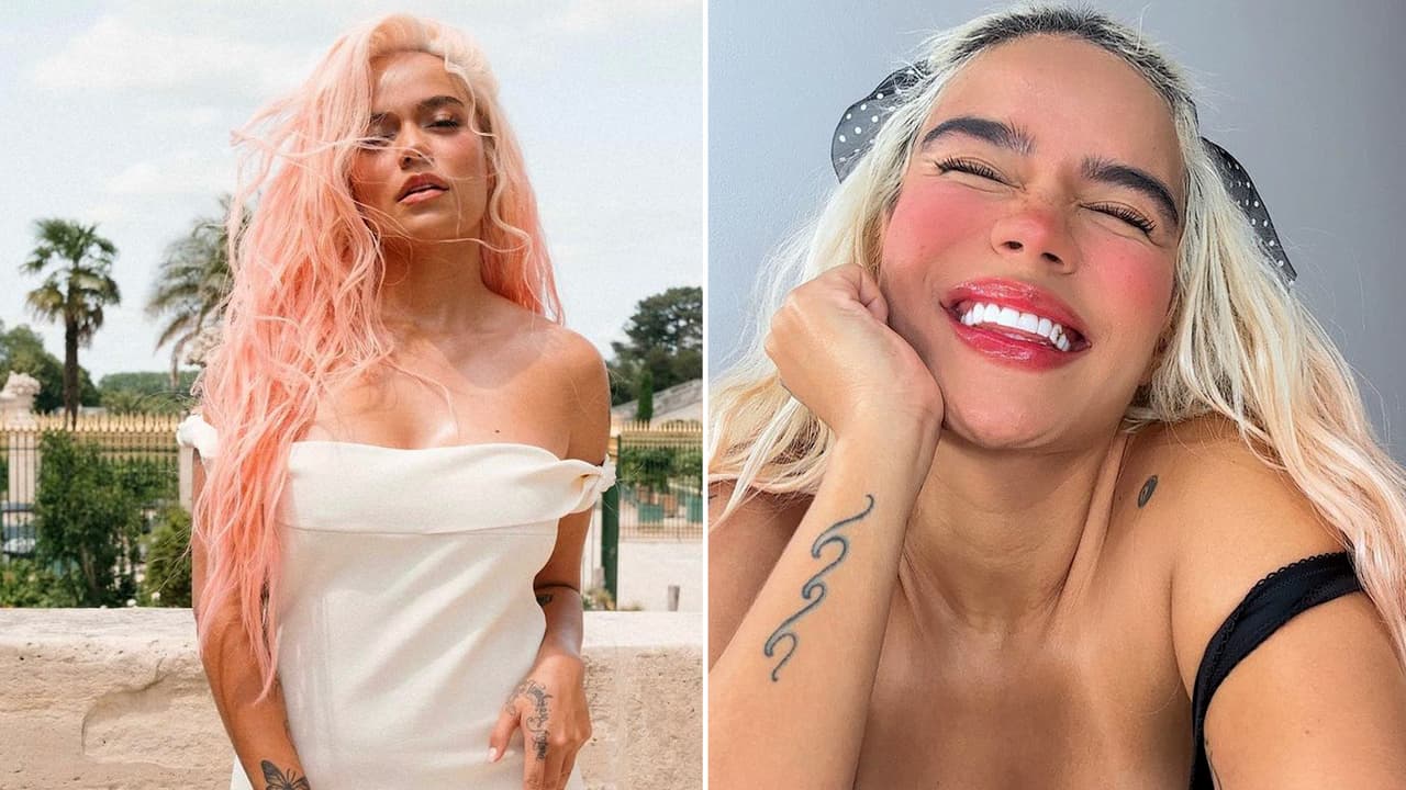 Karol G impacta con su mini cintura en la premier de 'Griselda': la serie es su debut como actriz