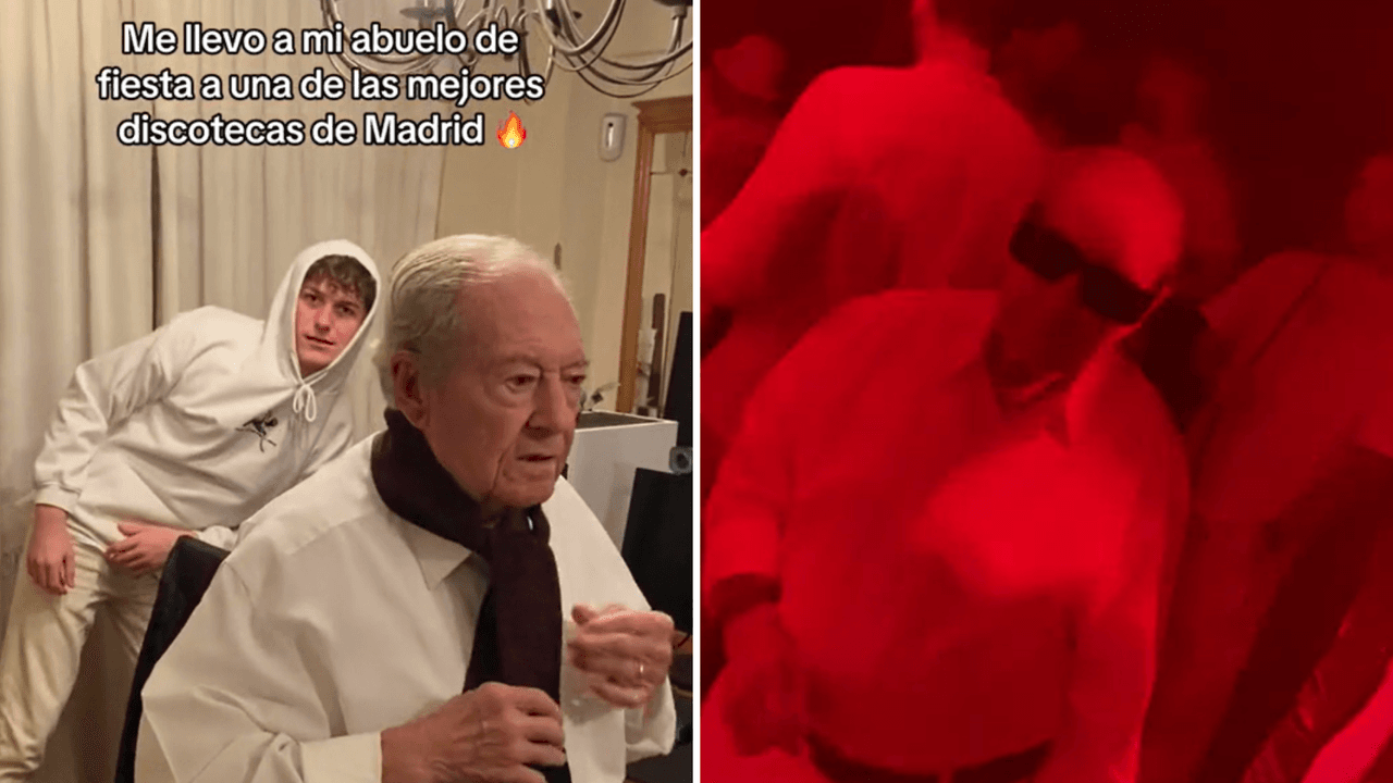  Joven lleva a su abuelito de antro y su aventura encanta a TikTok: “¿le pidieron identificación?”