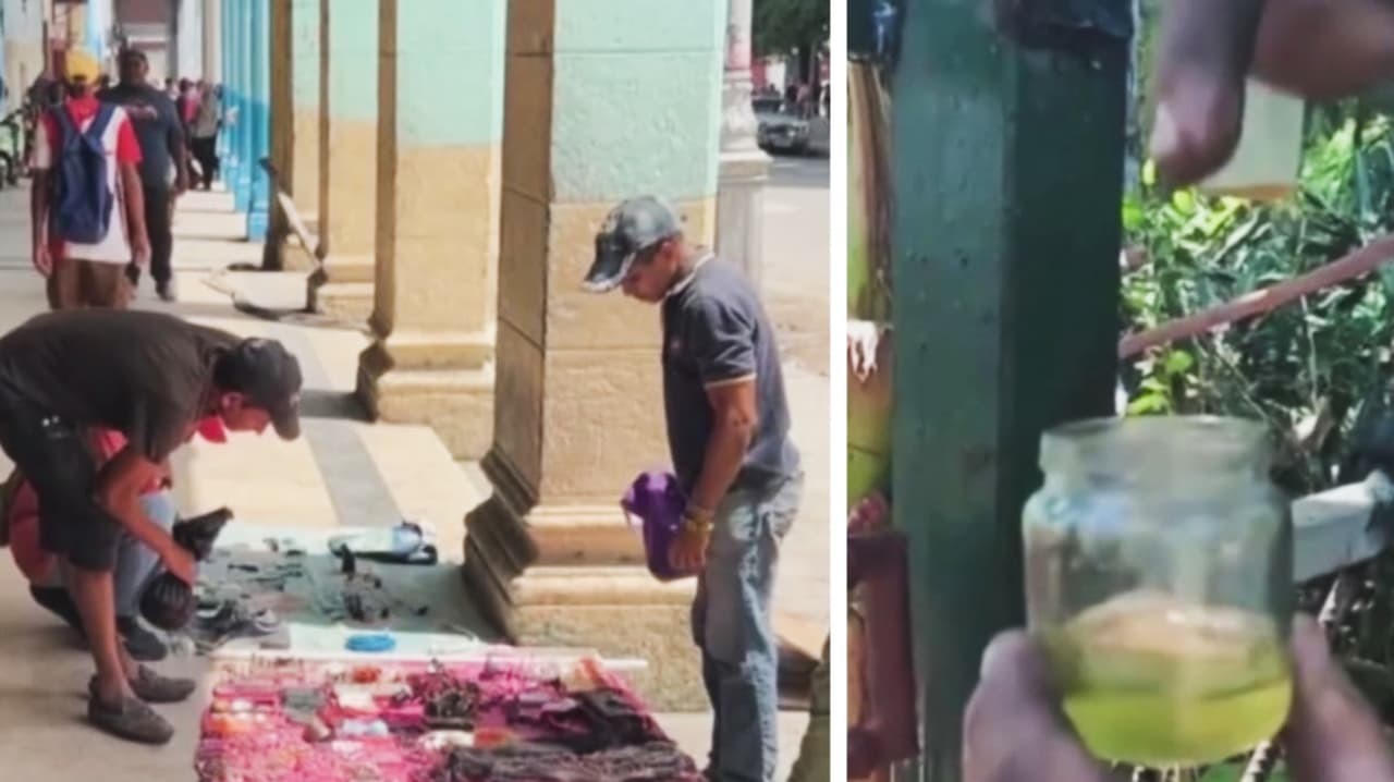 Cubano convierte en fuente de ingresos lo que recoge en la basura de la isla