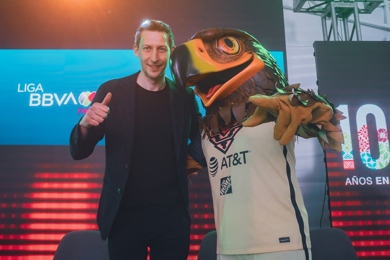 Kiessling, festejó la visita del equipo alemán a tierras aztecas.