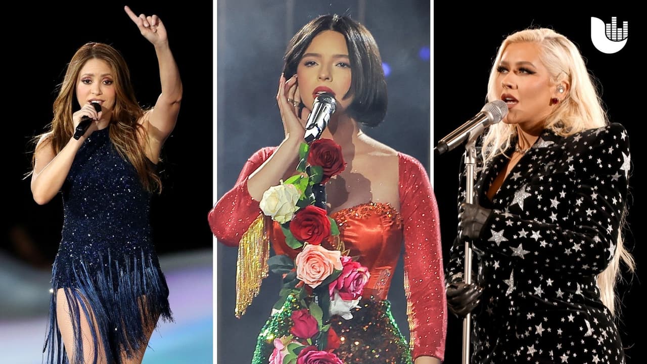 😅 Ángela Aguilar, Shakira entre otros artistas se han equivocado cantando un himno nacional 