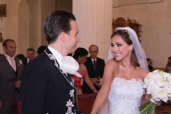 El día de su boda lució bellísima.