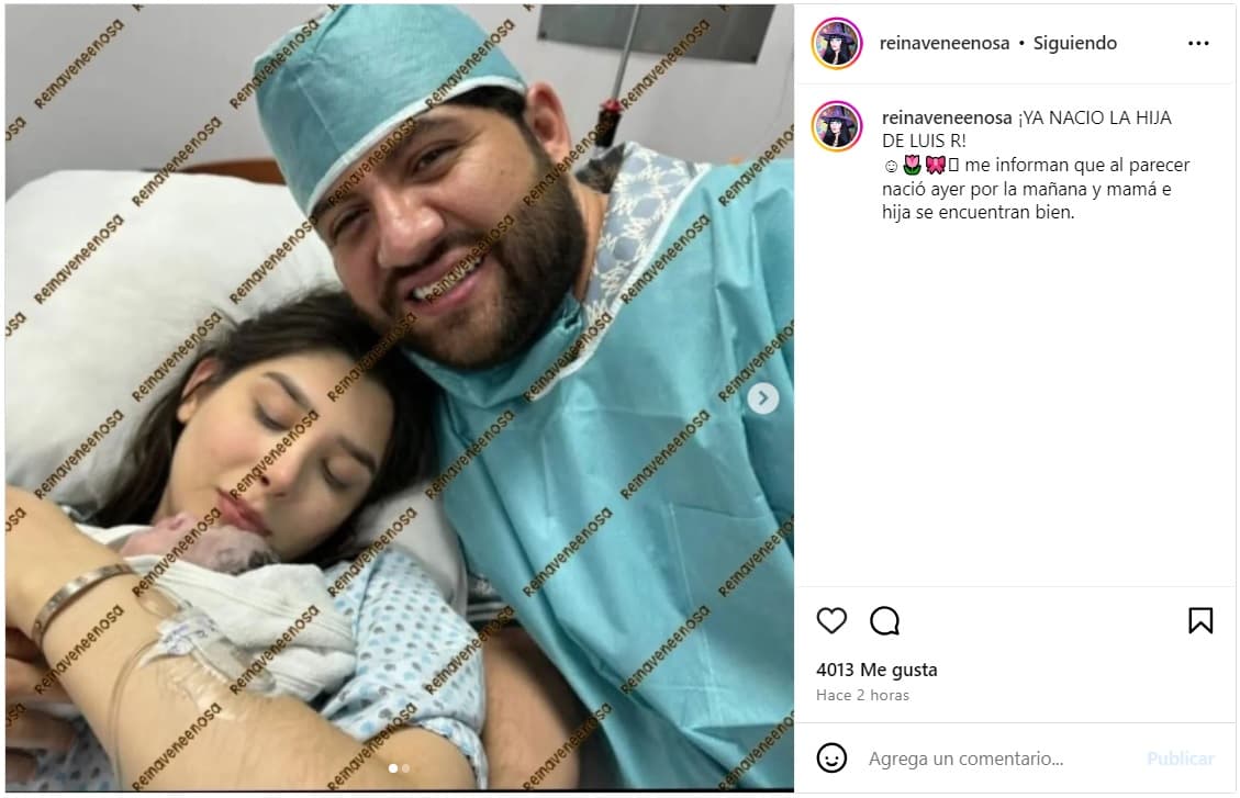 Luis R. Conriquez e Ivette Camacho se convirtieron en papás.