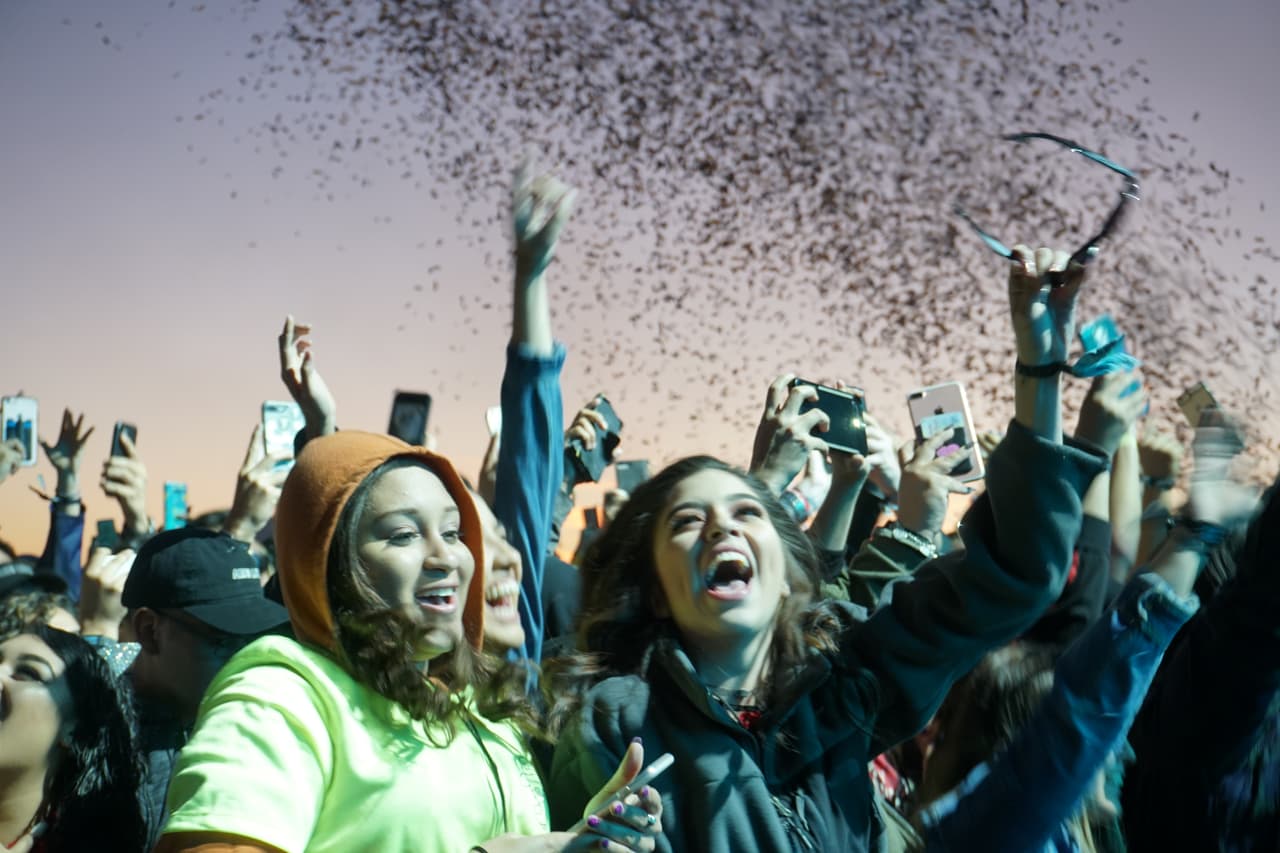 Massive crowds gathered to watch a variety of hip hop groups, from Bamsworth Belli to Wiz Khalifa. These are just a few of our favorite crowd photos.