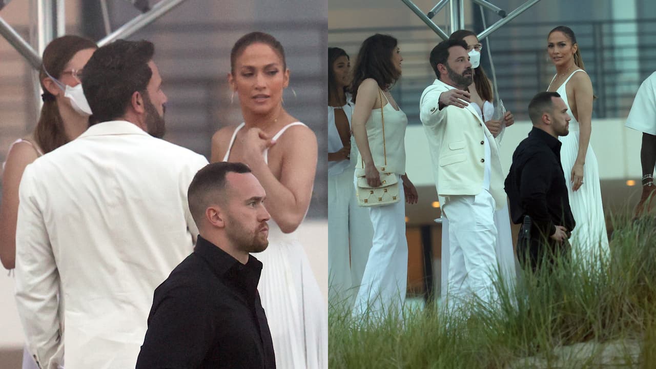 JLo y Ben Affleck departieron en la exclusiva fiesta junto a Violet, la única de los tres hijos del actor que fue vista en dicha reunión.