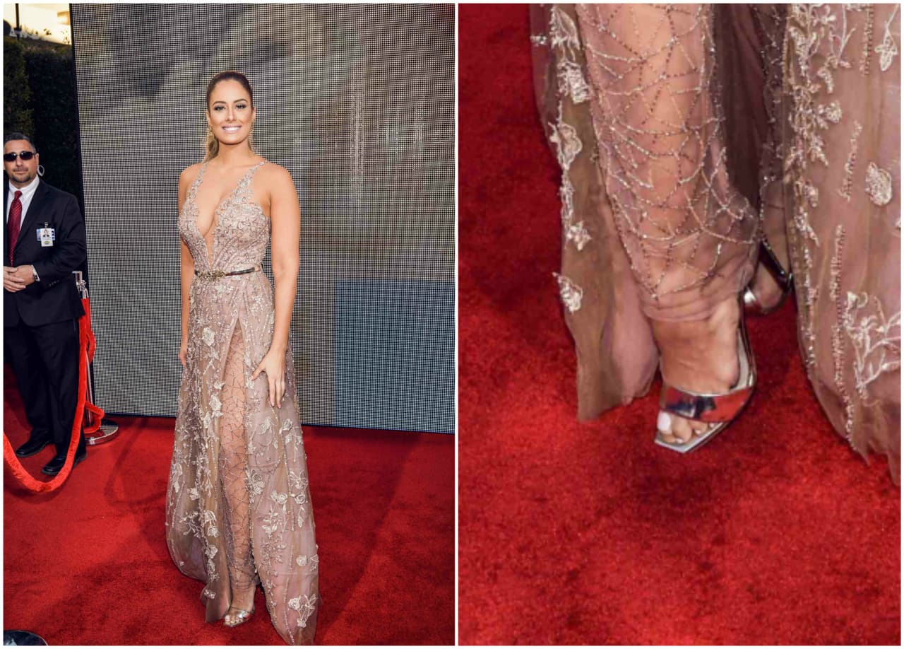 Aleyda Ortiz hizo una combinación perfecta entre sensualidad y elegancia, que la hicieron lucir de lo más linda.