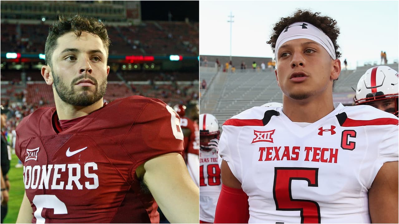 Patrick Mahomes (Chiefs) y Baker Mayfield (Browns) jugaron con Texas Tech y Oklahoma en el College.
