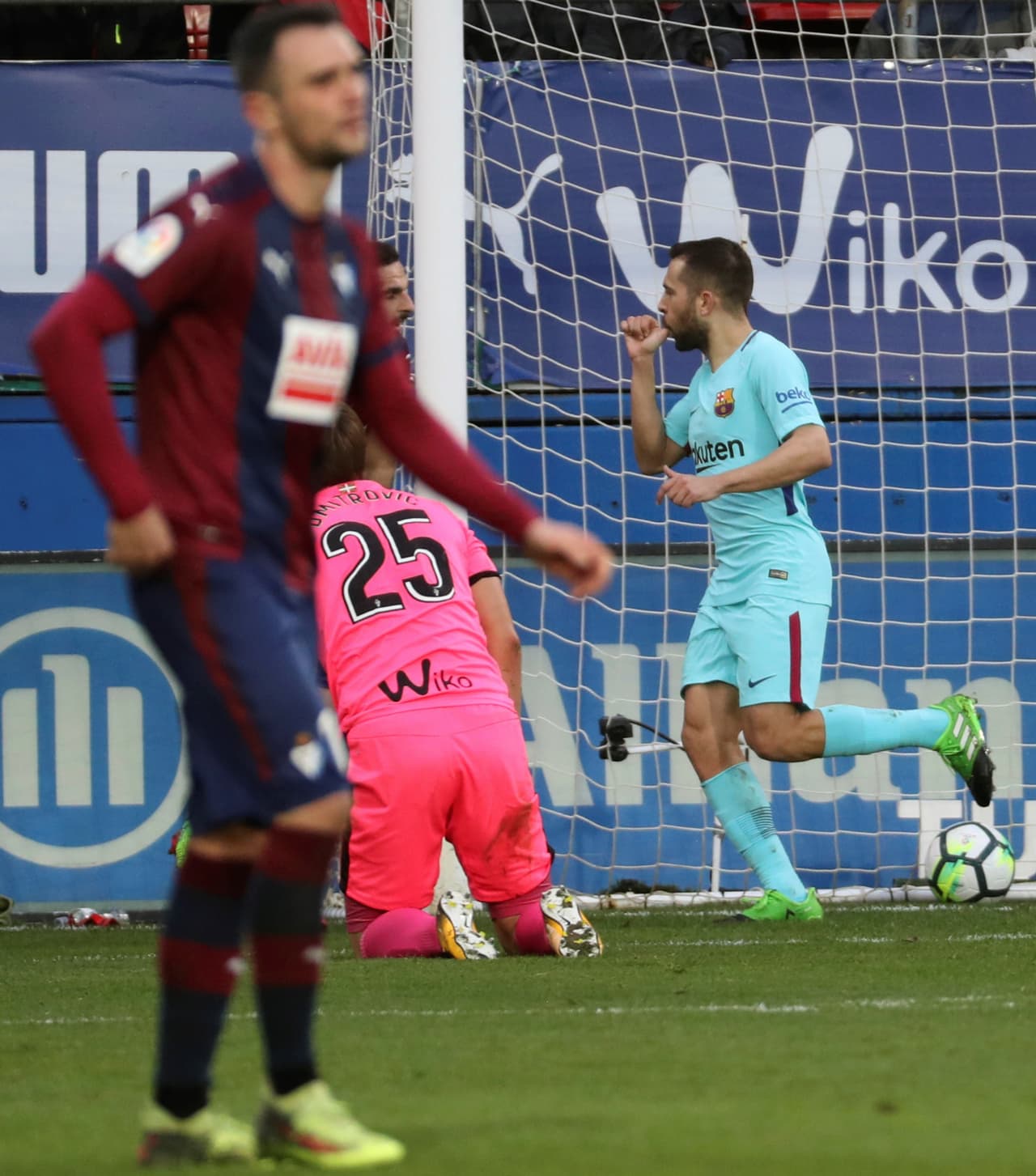 Fue su segundo gol en esta edición de La Liga y el tercero en la temporada ya que en Copa del Rey tiene uno más.