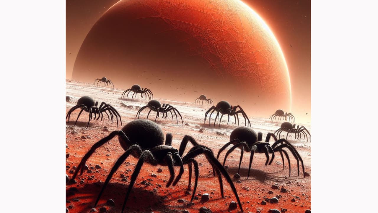 Arañas en Marte