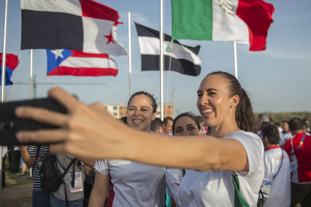 Los representantes mexicanos disfrutaron del clima cálido de esa ciudad costera, que hace a Colombia por tercera vez sede de unos Centroamericanos.