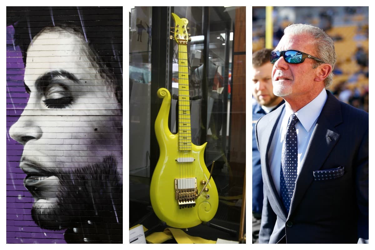 El dueño de los Colts, Jim Irsay, compró una guitarra que perteneció a Prince