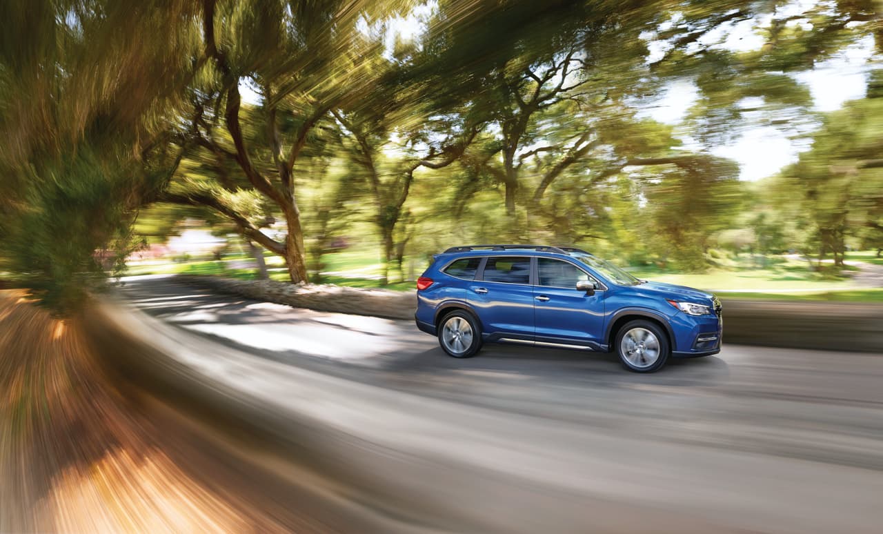 <b>Subaru Ascent 2019</b>
<br>El control vectorial de torque introducido por Subaru en el WRX y WRX STI, es parte del equipamiento estándar de la Ascent. No podía faltar la tracción integral de Subaru (Symmetrical All-Wheel Drive System).