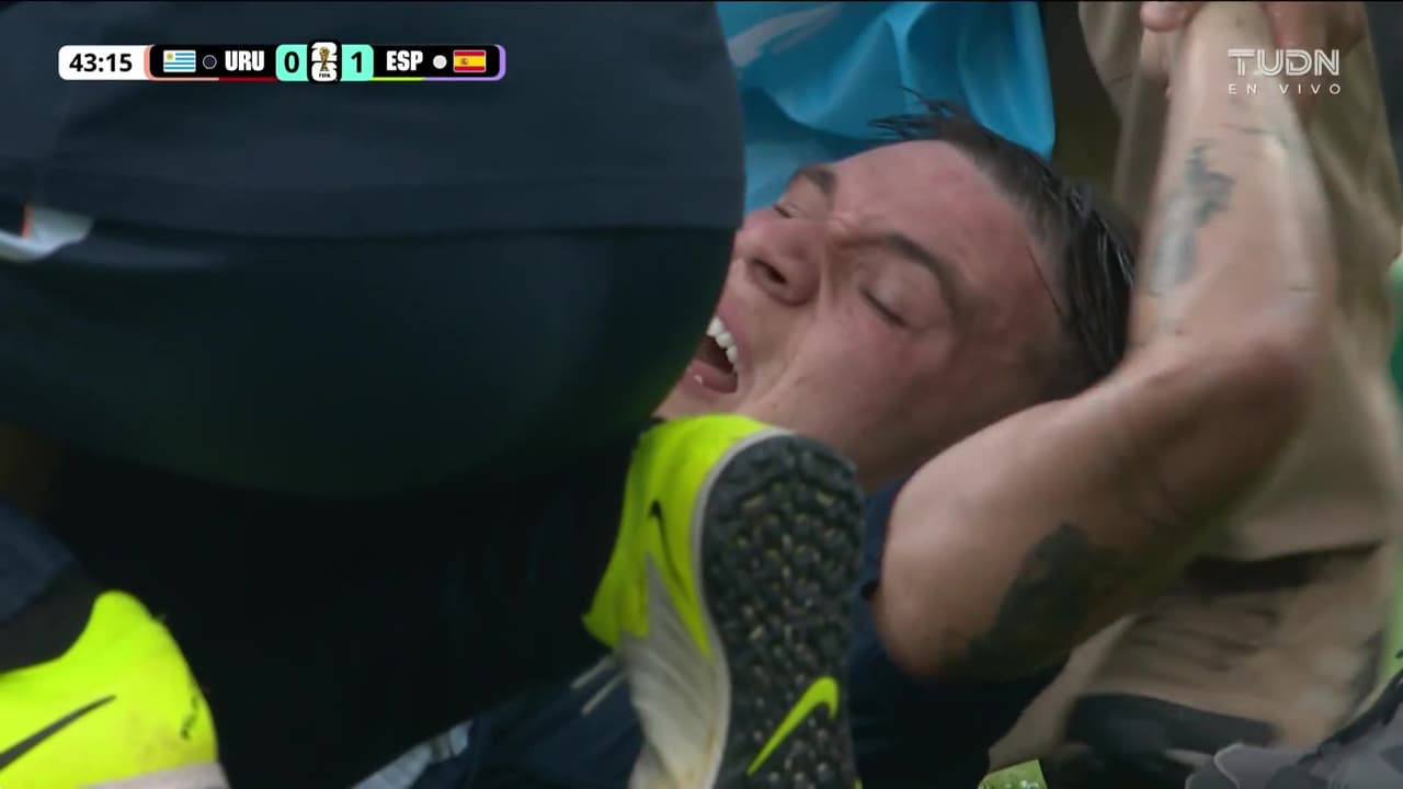 ¡La triste lesión que deja fuera a Manuel Ugarte del Uruguay vs. España!