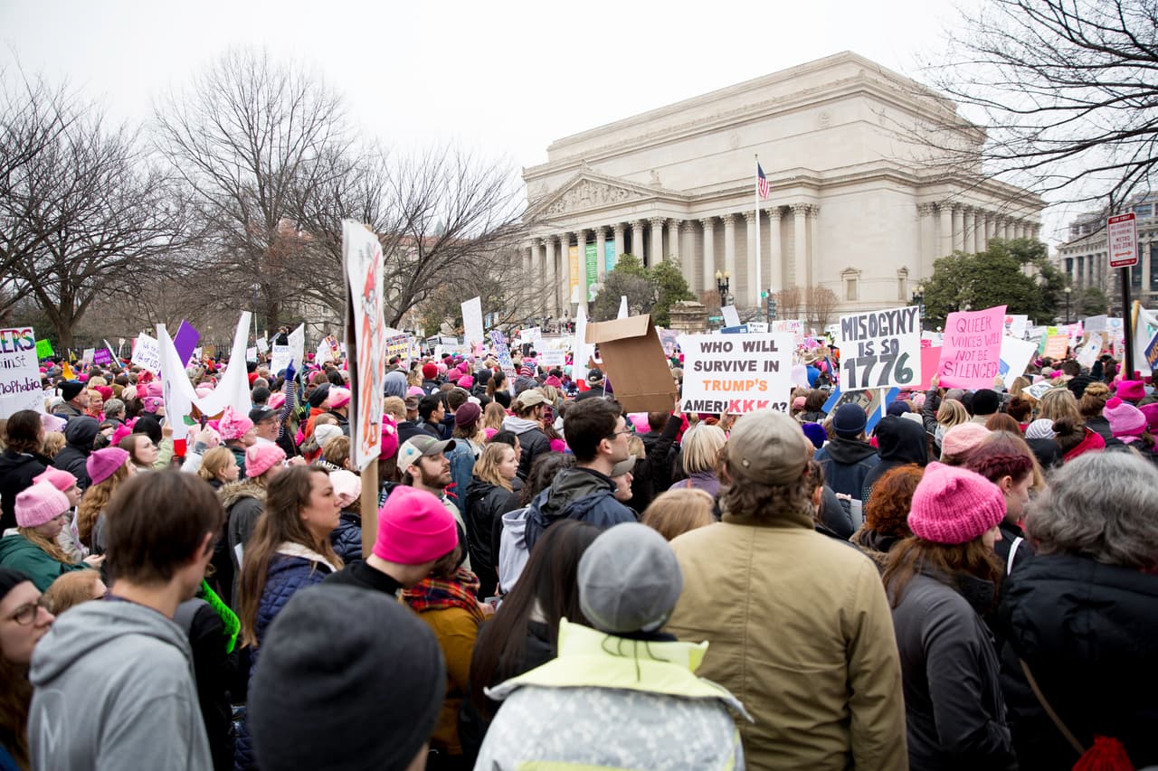 Muchos de los participantes consideran que Trump dio muestras de misoginia durante la campaña electoral, con comentarios hacia mujeres como Megyn Kelly, Carly Fiorina y Hillary Clinton.