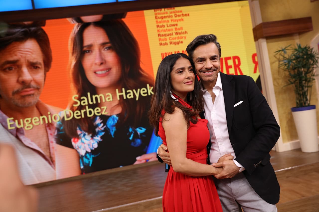 Eugenio Derbez y Salma Hayek nos hicieron reír con sus ocurrencias y confesiones.
