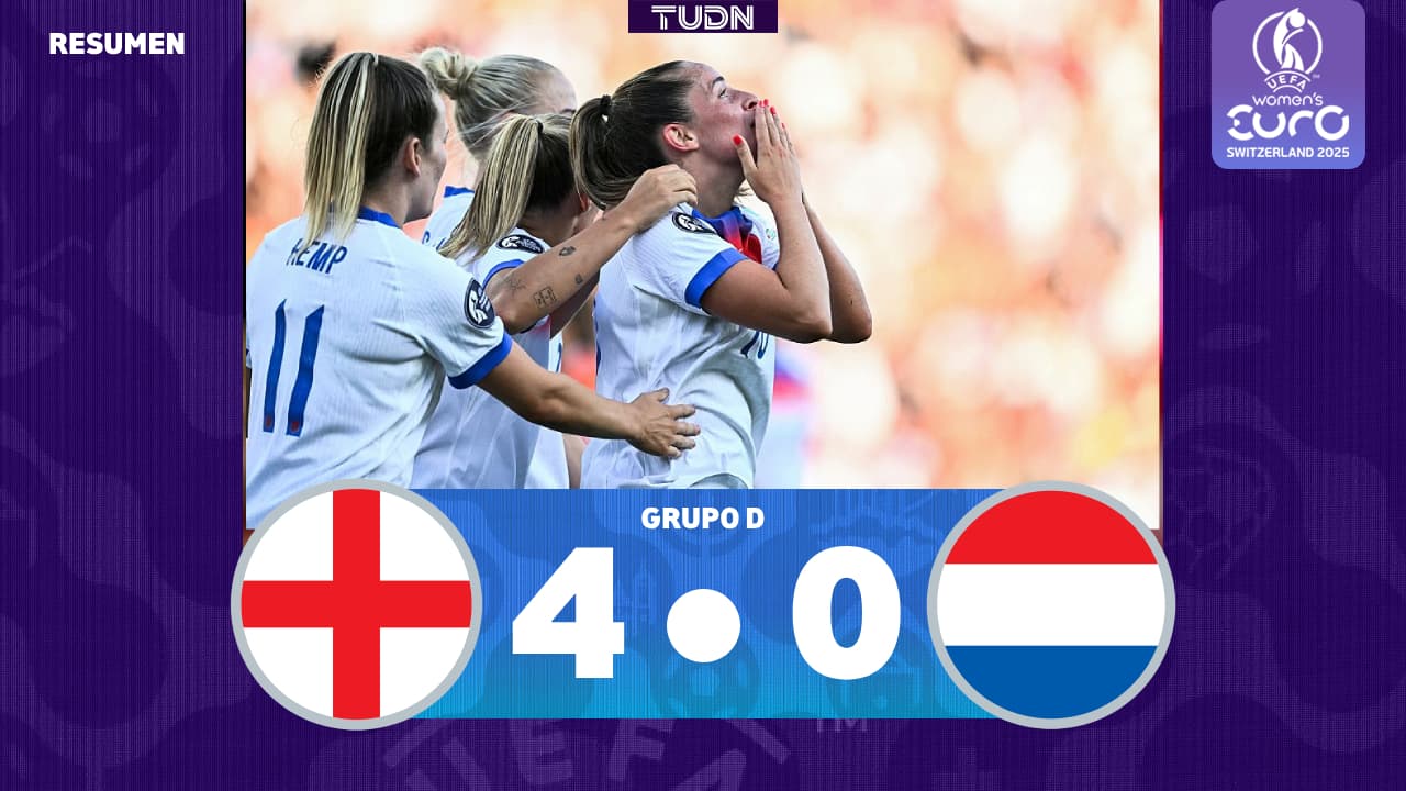Inglaterra golea a Países Bajos y se acerca a los Cuartos de Final