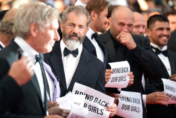 La frase se refiere al esfuerzo de todo el mundo para traer a casa a más de 250 escolares nigerianos secuestrados por el grupo islámico extremista Boko Haram hace un mes.