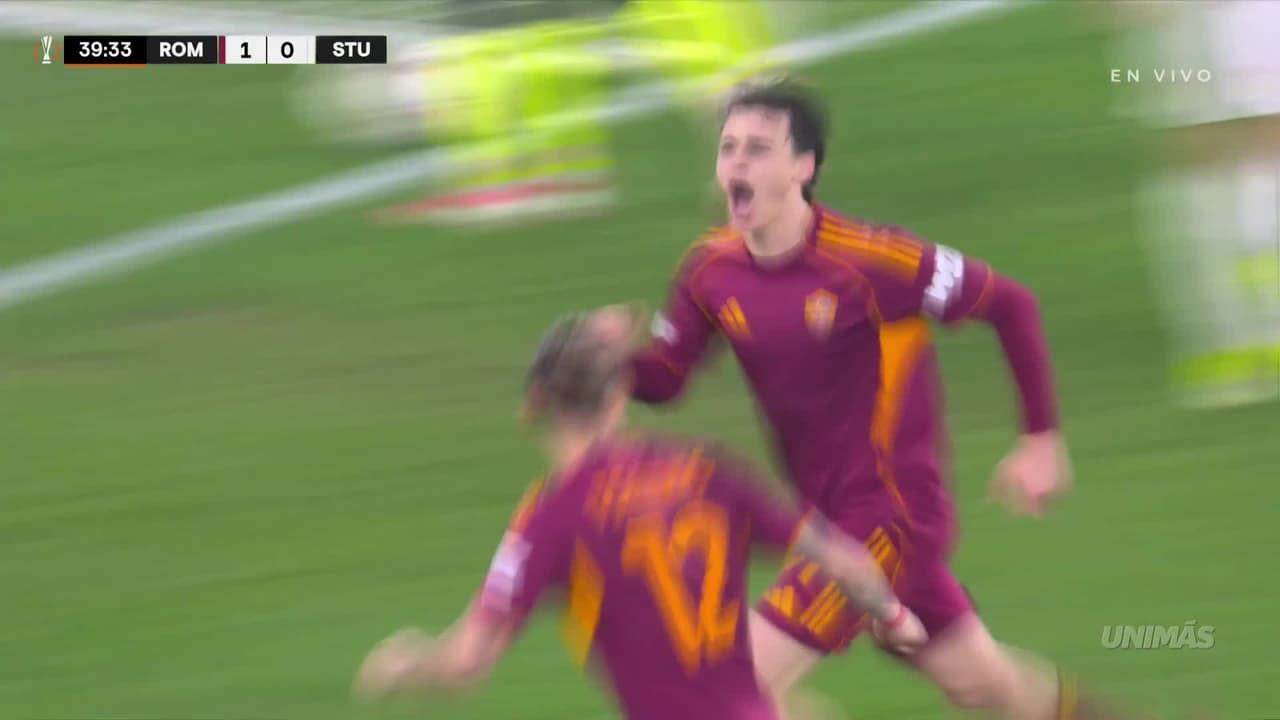 ¡Niccolò Pisilli fusila y hace un golazo para la Roma!
