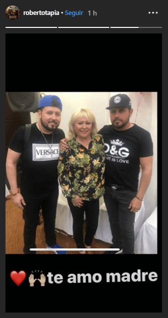 Roberto Tapia agradeció "el milagro tan hermoso" que recibió en las últimas horas de 2019 y compartió el gran cariño que le guarda a su mamá.