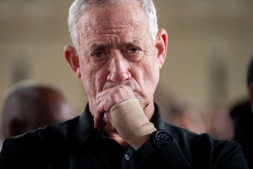 Benny Gantz, miembro del actual consejo de guerra israelí.
