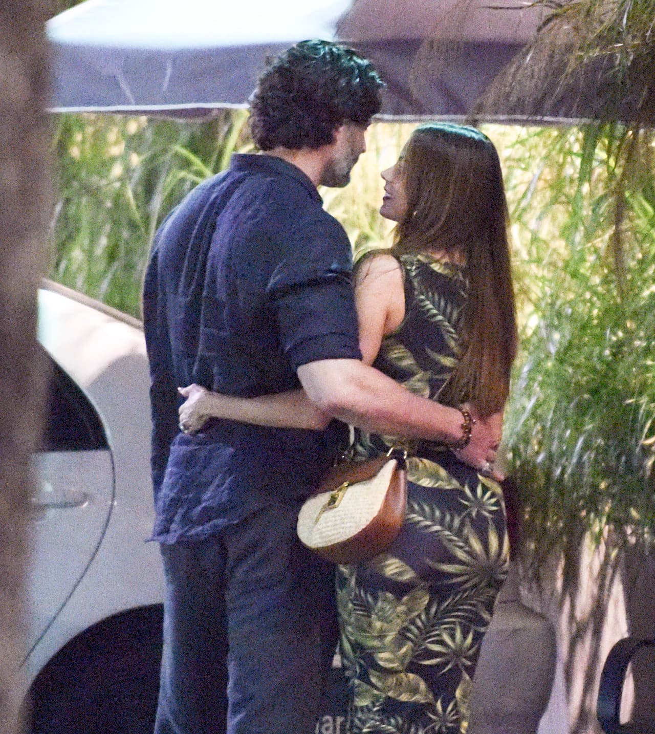 Ella no paró de sonreir durante la velada.