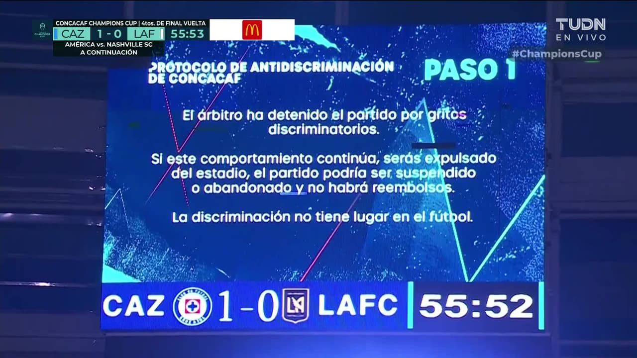 ¡Polémica! Aparece el grito prohibido y de detiene el partido
