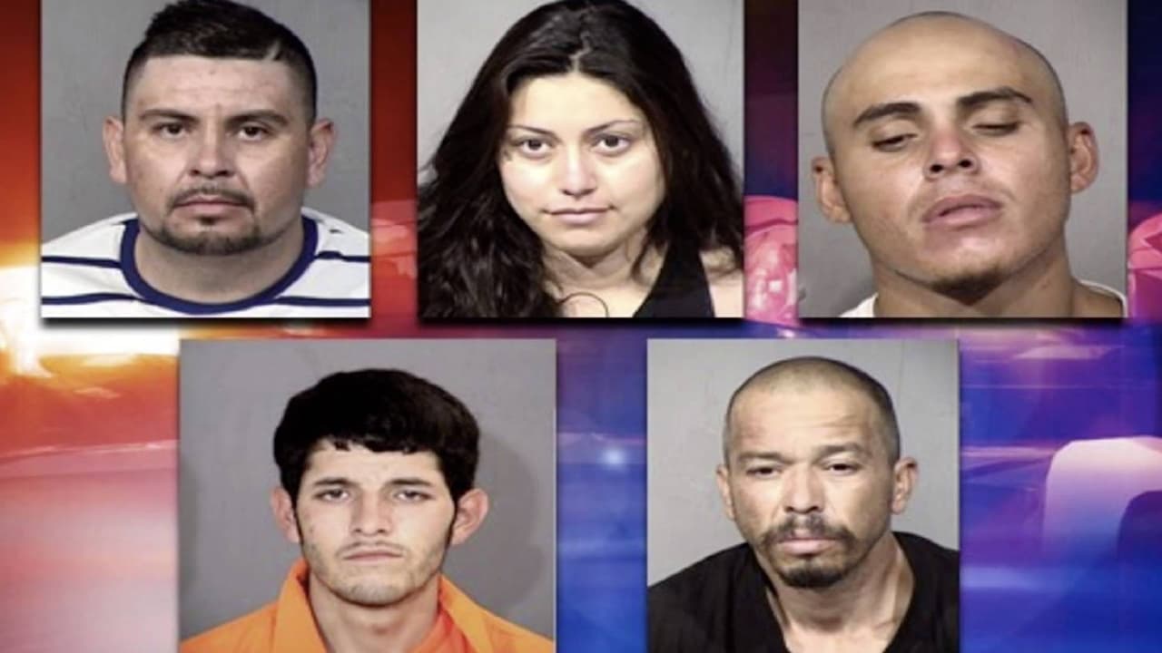 Autoridades también arrestaron a Dánica Maez, de 25 años, José Daniel Barragán-Meza, de 27, Adrián Rodríguez, de 23, y Roberto Carreón, de 40.