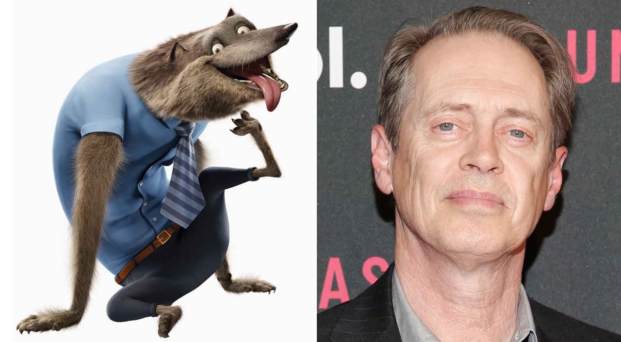Steve Buscemi da vida a Wayne, el hombre lobo.