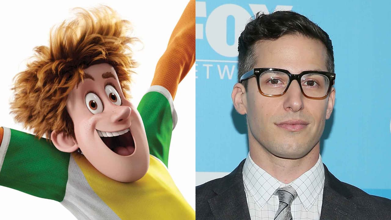 Andy Samberg da vida a Johnny, esposo de Mavis.