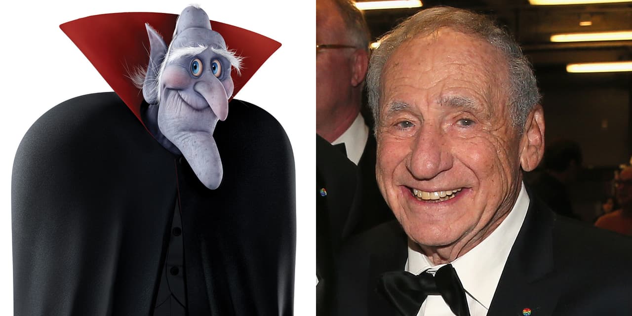 Mel Brooks es Vlad, abuelo de Mavis.