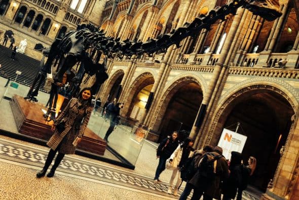 La pasó bomba en unas cortas pero bien merecidas vacaciones. ¡Aquí una foto de ella por Londres!