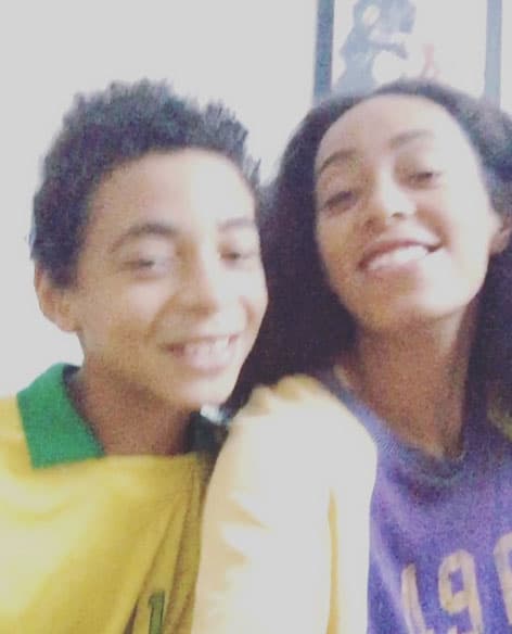 Este es Julez, el hijo de 10 años de Solange.