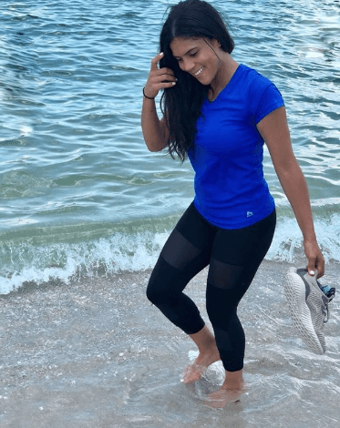 Para ella no hay nada como "respirar el aire puro, dar gracias a Dios y dejar que todo lo negativo se lo lleve el viento".