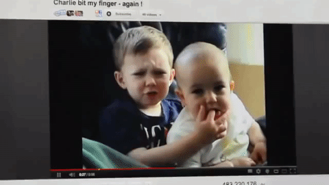 Los dos ganaron fama mundial e, incluso, hicieron comerciales para Renault, EE, Delta Air Lines, Ragu and Gerber. Se dice que, incluso, la familia ganó un 
<b><a href="http://metro.co.uk/2017/05/22/this-is-what-charlie-from-charlie-bit-my-finger-looks-like-now-6650977/#ixzz4hvxxju1h">millón</a></b> de libras esterlinas por cuenta del video.